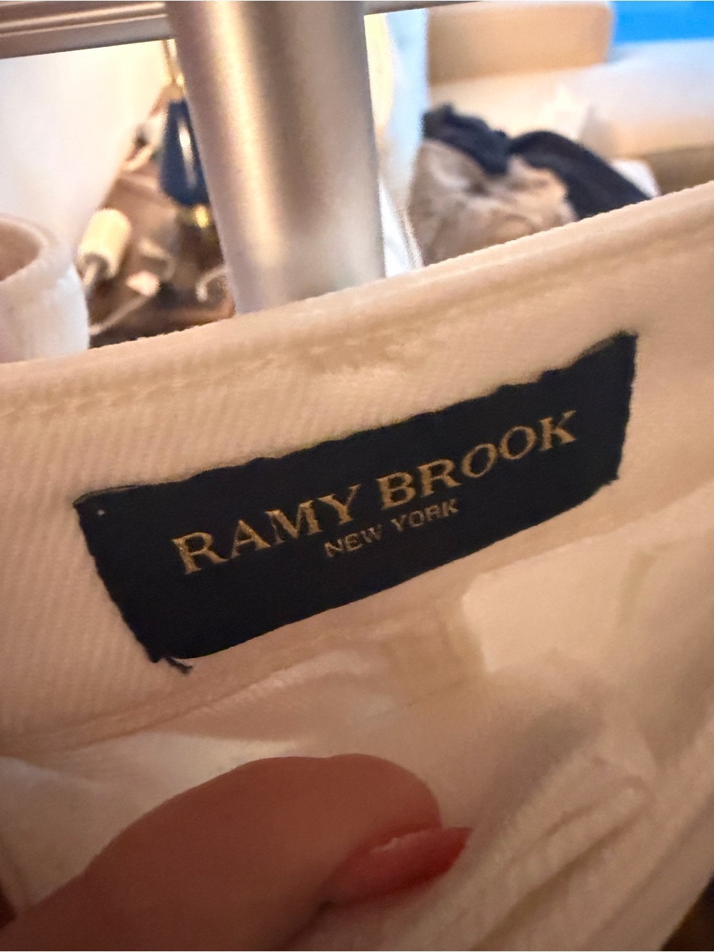 Ramy Brook White High-Rise Jeans - Picture 2 of 5